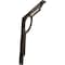 Ekena Millwork Maria Wrought Iron Bracket, (Single center brace), Antiqued Brass 1 1/2"W x 12"D x 15"H BKTM01X12X15SMAABS - alternate 1